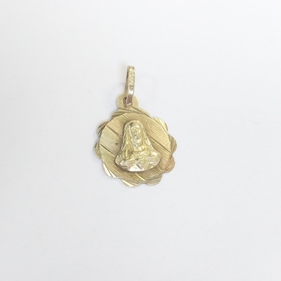 MEDALLA RELIGIOSA ORO 10 K 0,70 GRMS (SEMINUEVO)