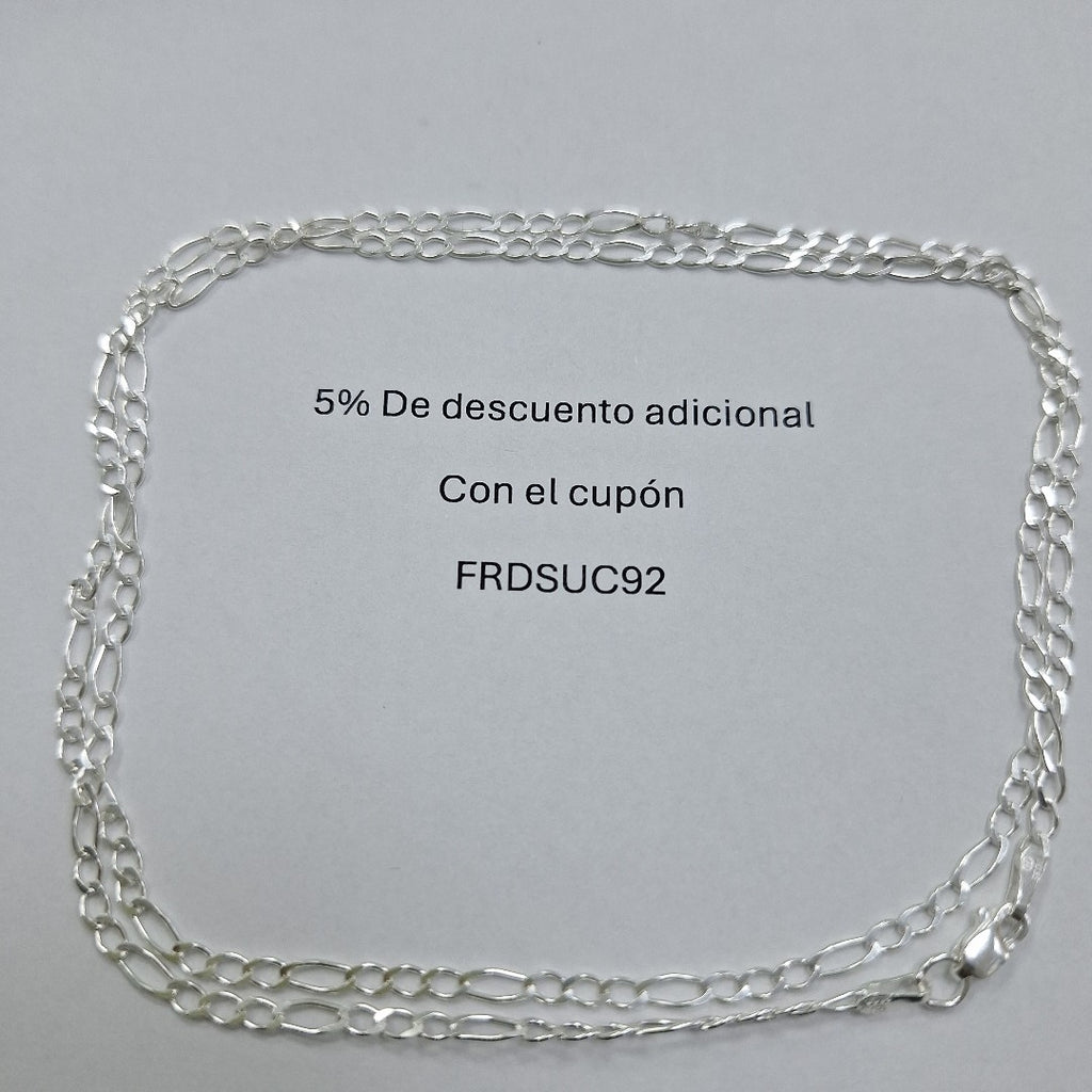 CADENA 3X1 PLATA .925 60 CM 4.62 GR (NUEVO)