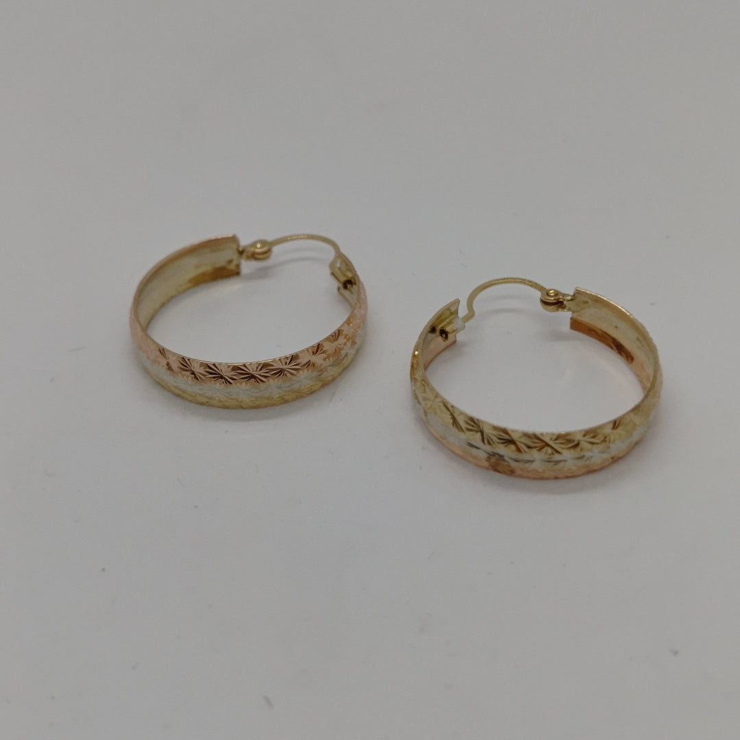 ARRACADAS PAR ORO 8 K 3 GRMS (SEMINUEVO)