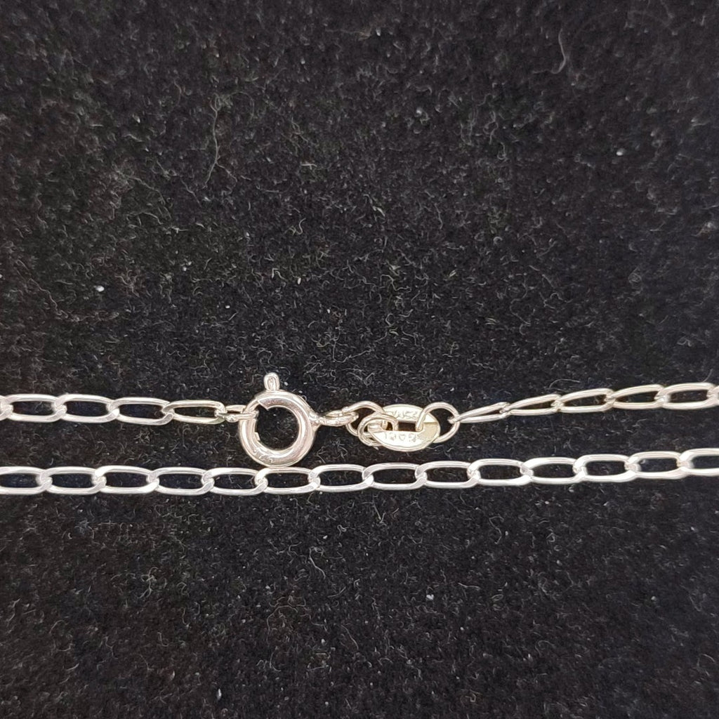 CADENA TEJIDO ESLABONES PLATA .925 50 CM 2.7 GR (NUEVO)