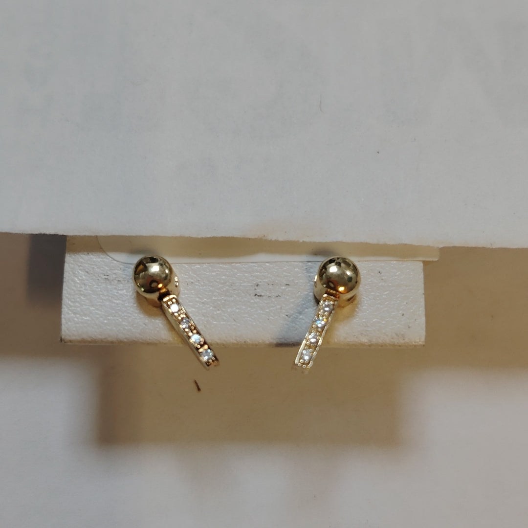 BROQUELES PAR ORO 14 K 1.3 GRMS (SEMINUEVO)