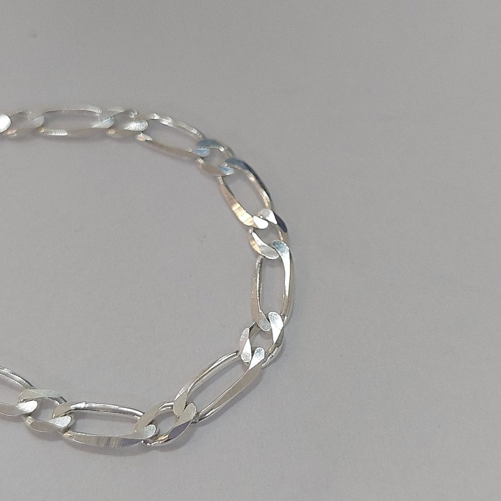 PULSERA TEJIDO 1X1 PLATA .925 18 CM 3.5 GR (NUEVO)