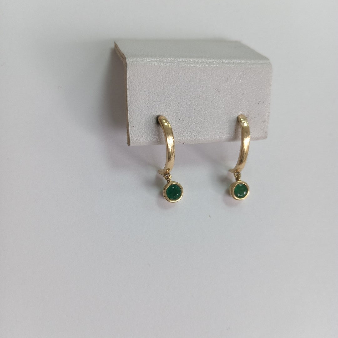 ARETES PAR ORO 18 K 1.9 GRMS (SEMINUEVO)