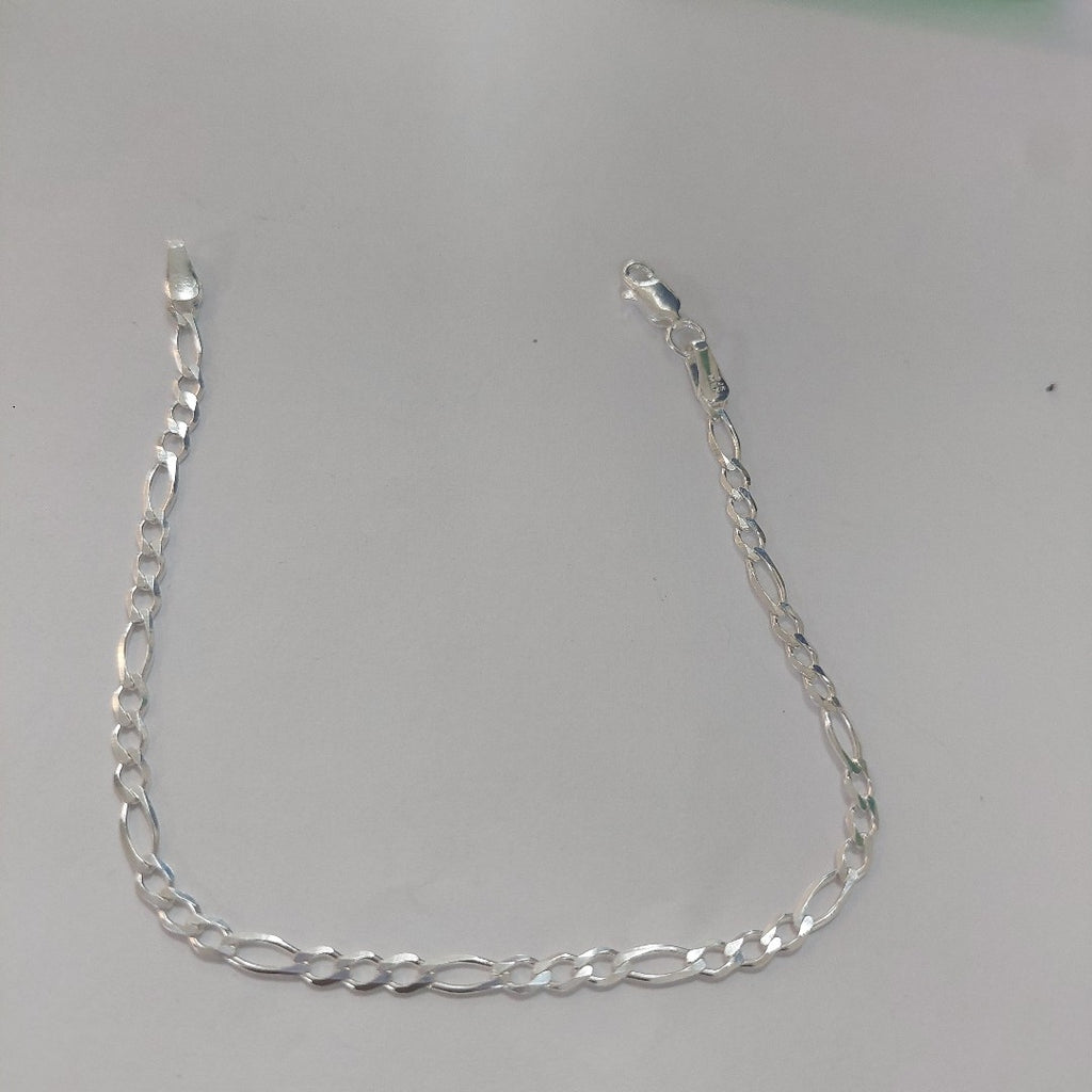 PULSERA TEJIDO 3X1 PLATA .925 21 CM 3.3 GR (NUEVO)