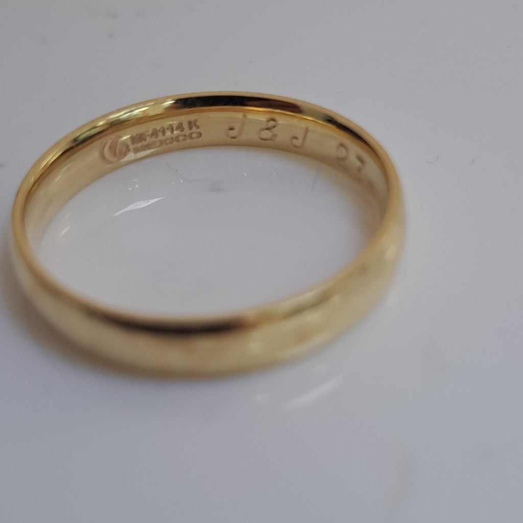 ARGOLLA ORO 14 K 2.9 GRMS (SEMINUEVO)