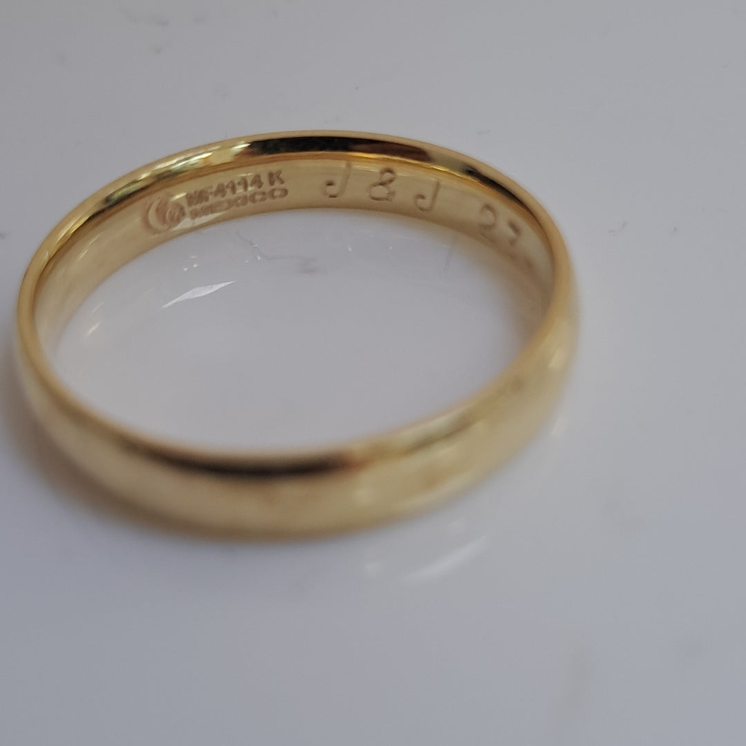 ARGOLLA ORO 14 K 2.9 GRMS (SEMINUEVO)