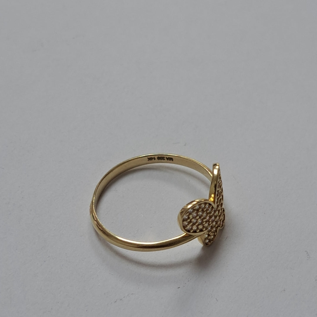 ANILLOS DAMA ORO 14K 2 (NUEVO)