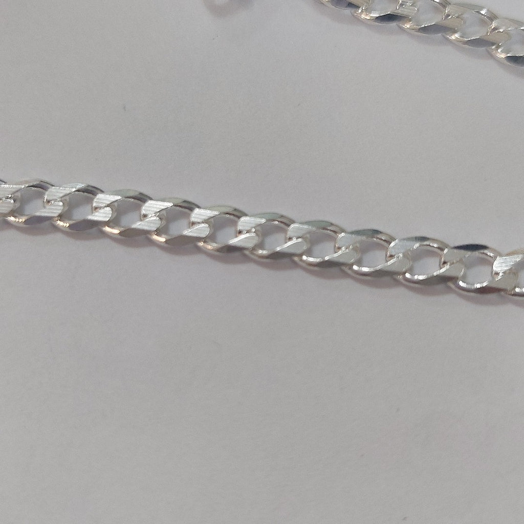 PULSERA BARBADA PLATA .925 18 CM 5.63 GR (NUEVO)