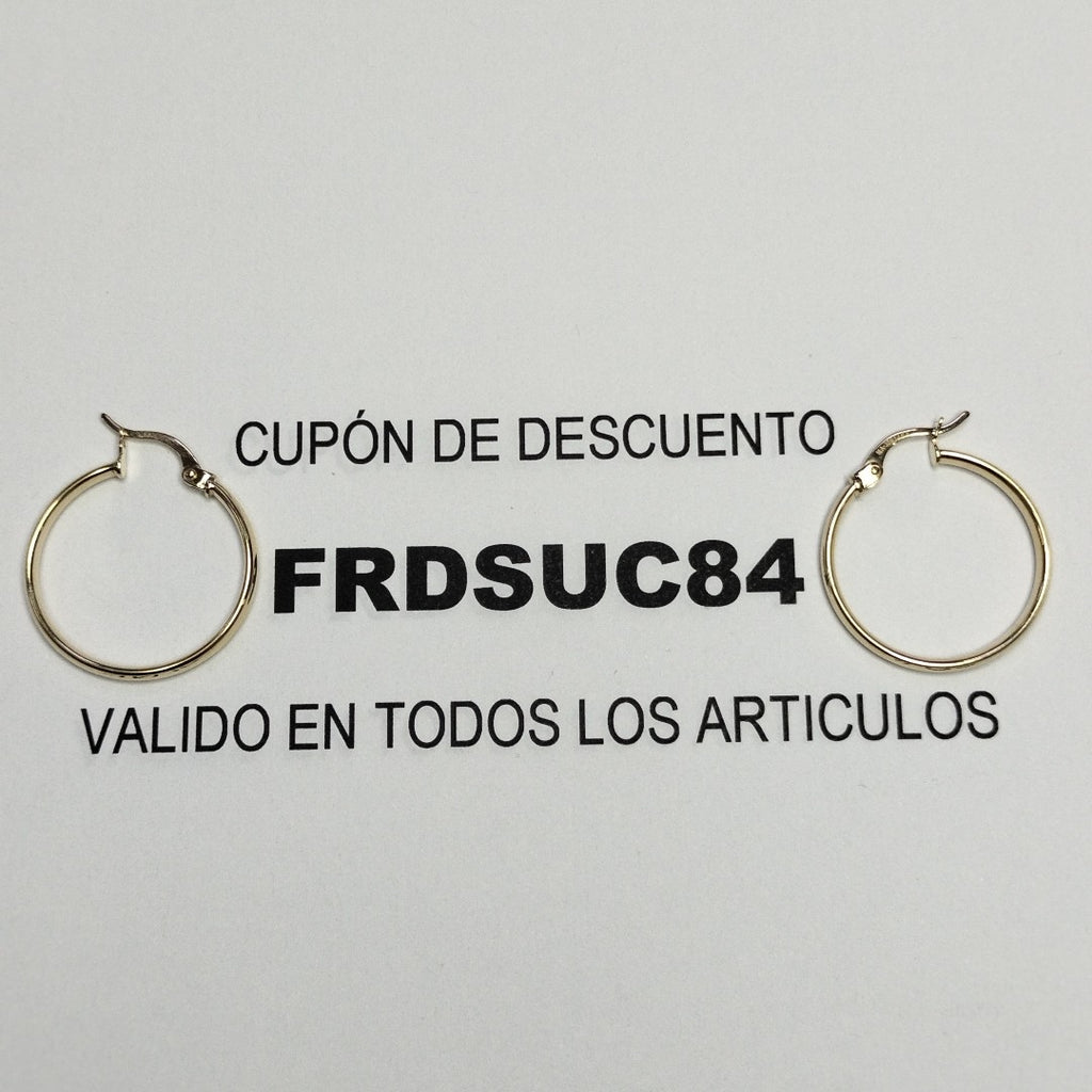ARRACADAS ORO 14K 1.4 (NUEVO)