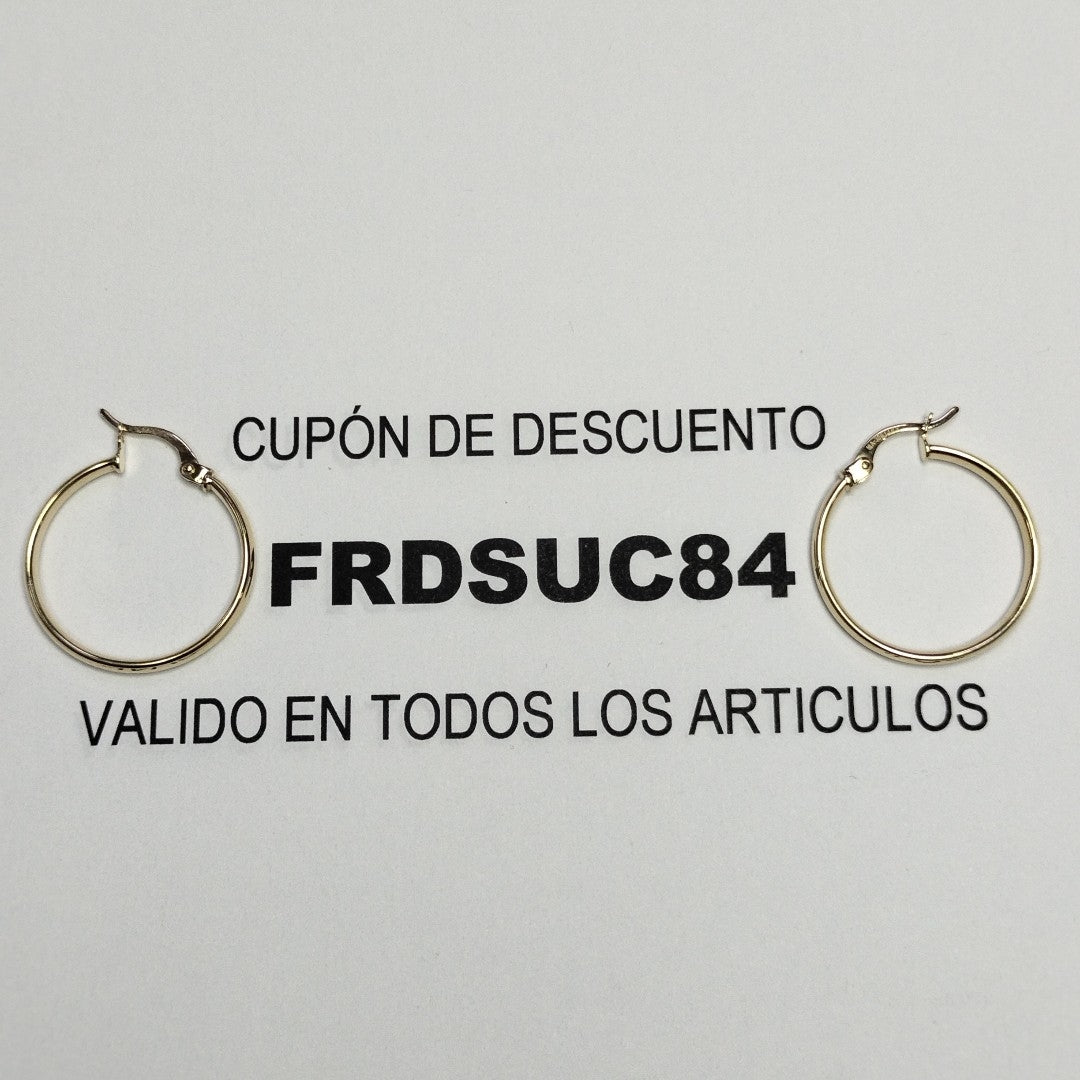 ARRACADAS ORO 14K 1.4 (NUEVO)