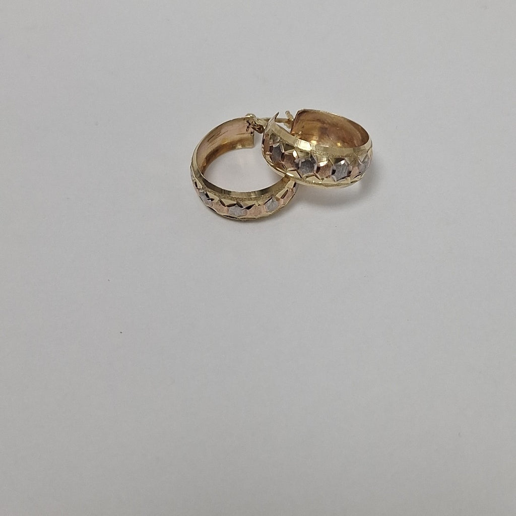 ARRACADAS PAR ORO 10 K 3 GRMS (SEMINUEVO)
