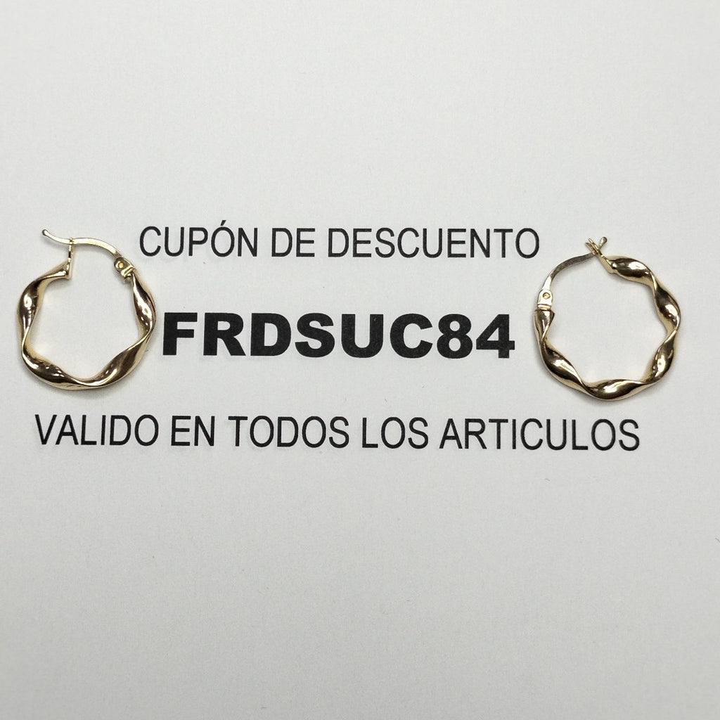 ARRACADAS ORO 14K 1.6 (NUEVO)