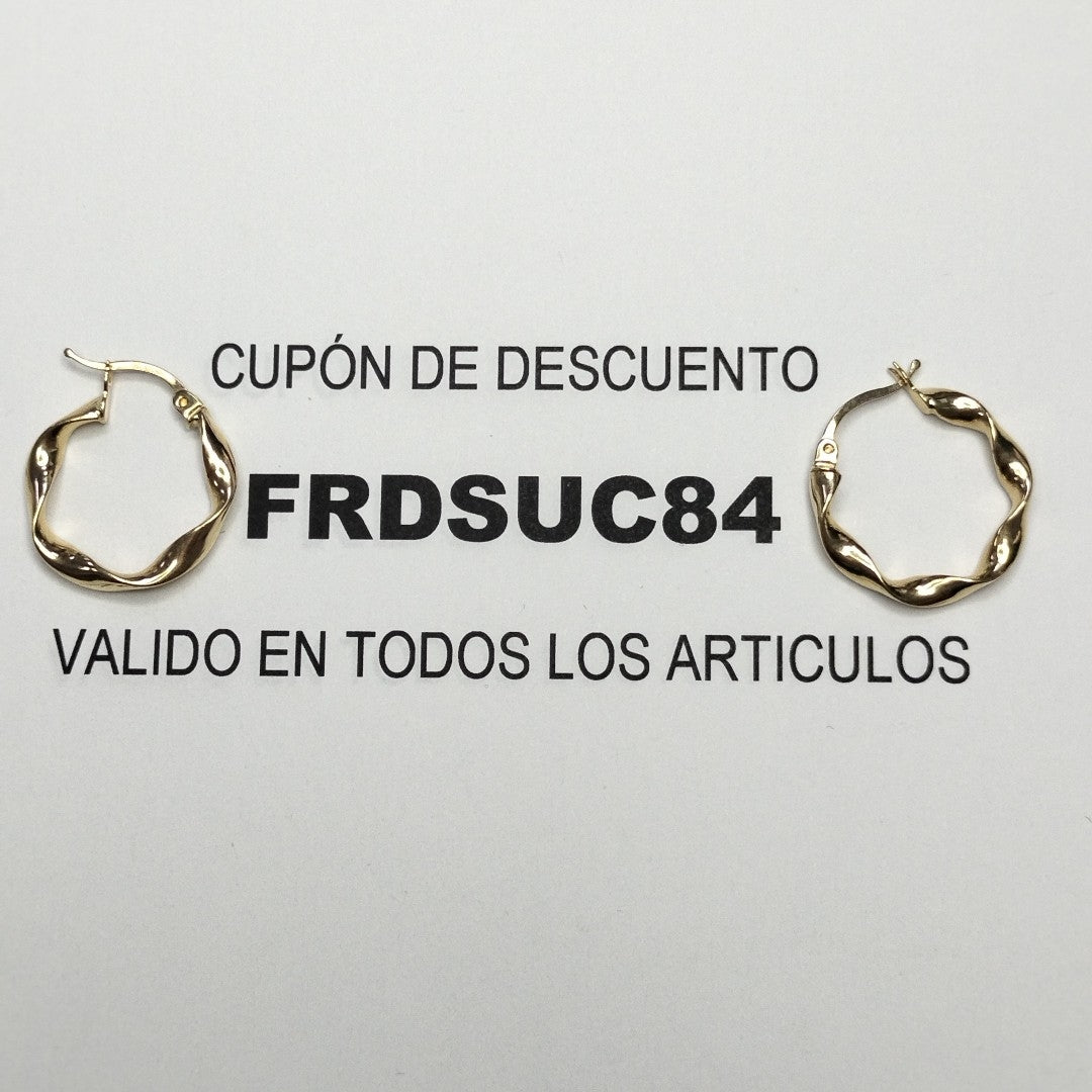 ARRACADAS ORO 14K 1.6 (NUEVO)