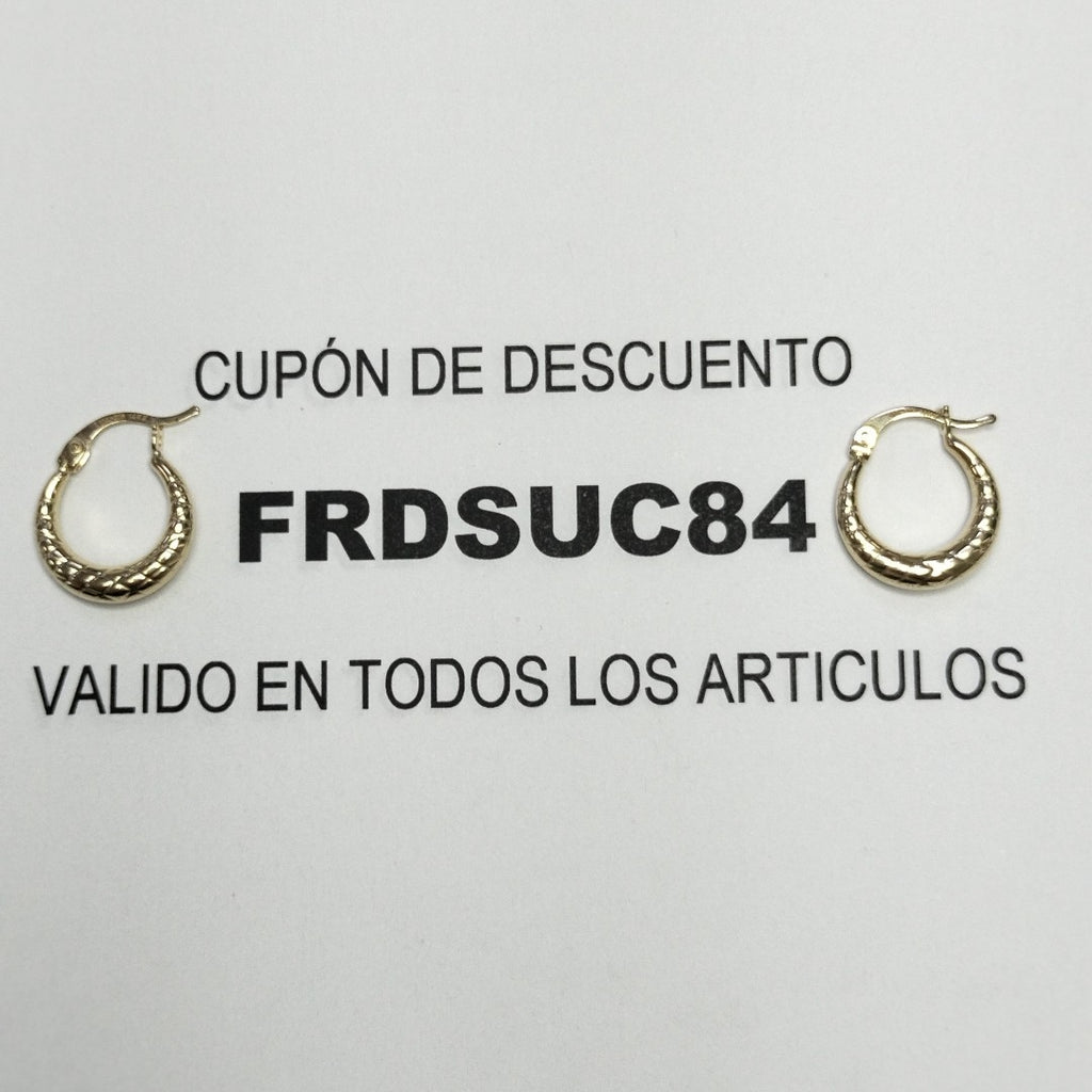 ARRACADAS ORO 14K 1.1 (NUEVO)