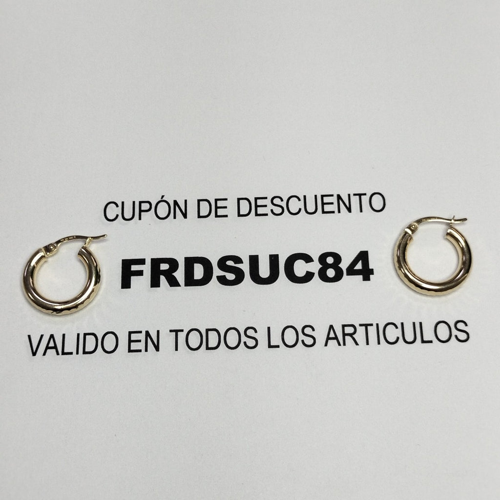 HUGGIES ORO 14K 1.4 (NUEVO)
