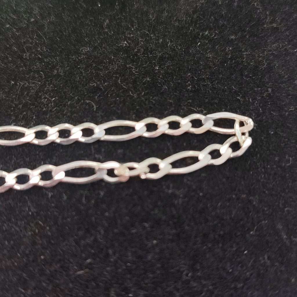 PULSERA TEJIDO 3X1 PLATA .925 21 CM 3.2 GR (NUEVO)