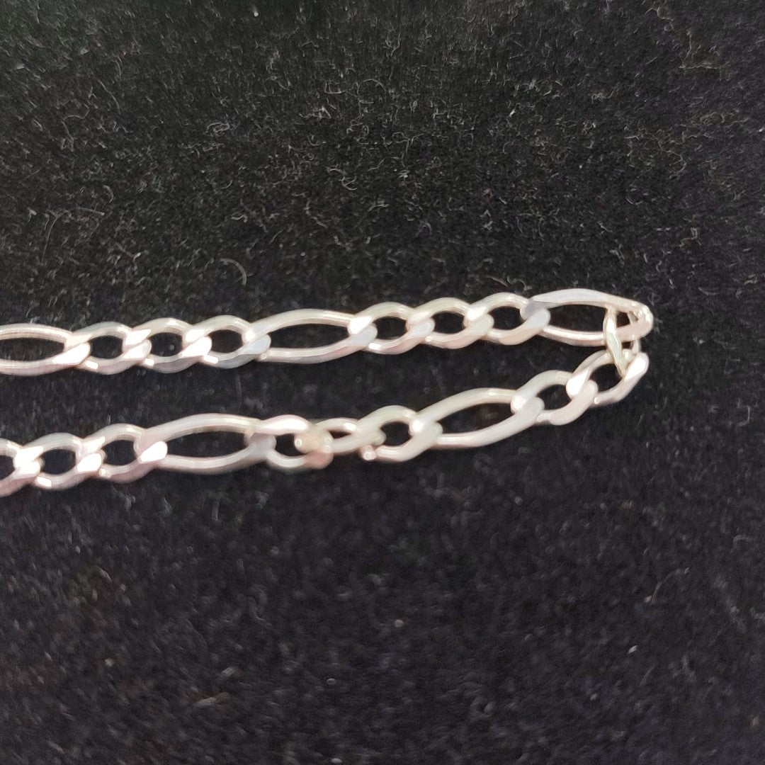 PULSERA TEJIDO 3X1 PLATA .925 21 CM 3.2 GR (NUEVO)