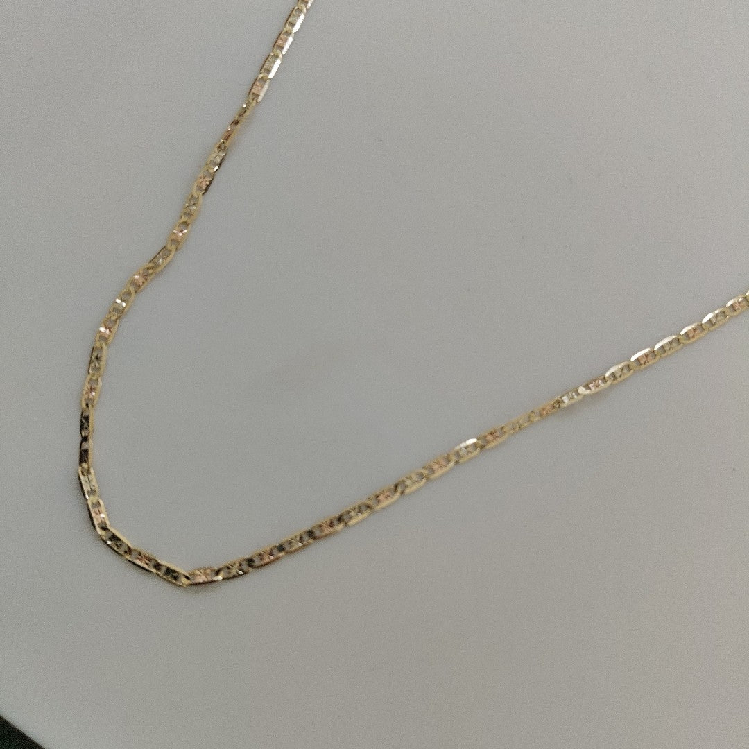 CADENA ORO COMBINADO 14 K 3.7 GRMS (SEMINUEVO)