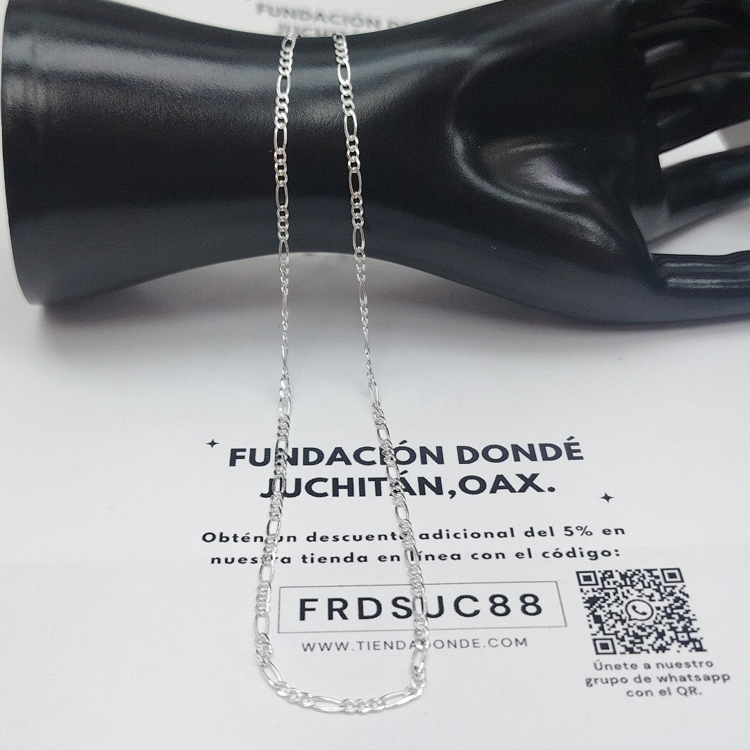 CADENA 3X1 PLATA .925 50 CM 4.22 GR (NUEVO)