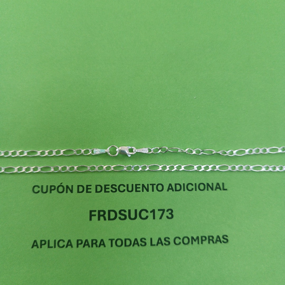 CADENA 3X1 PLATA .925 60 CM 4.82 GR (NUEVO)