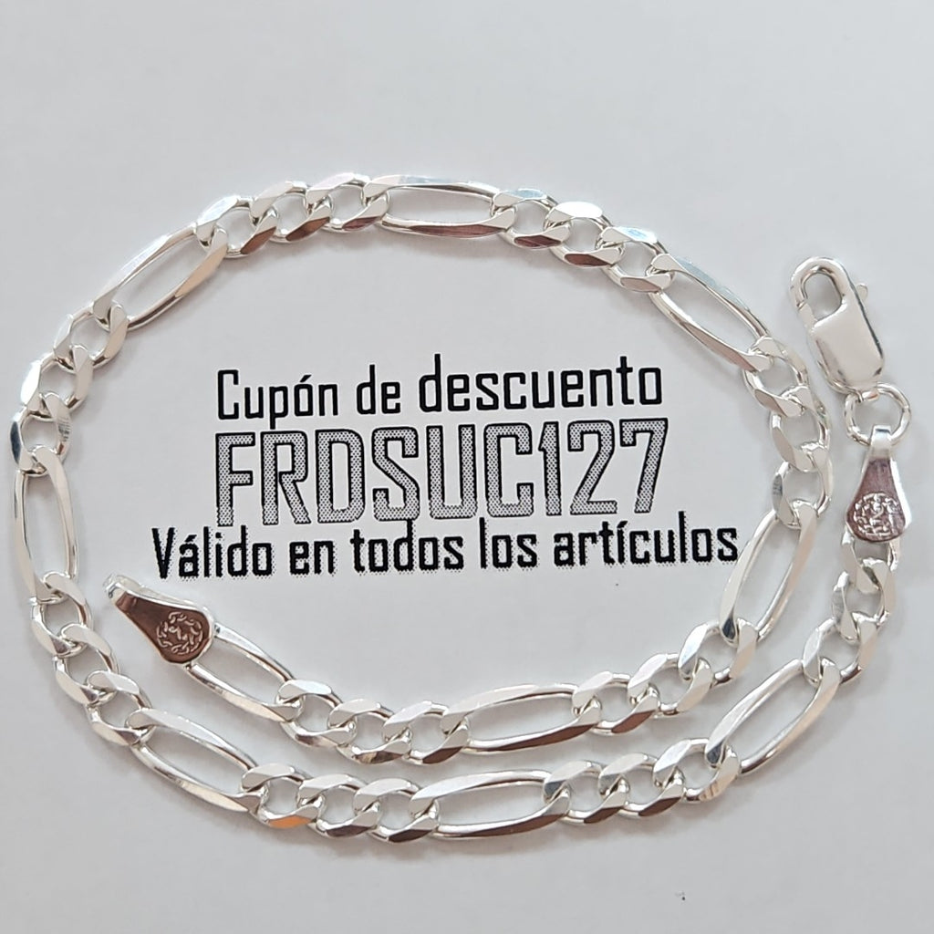 PULSERA 3X1 PLATA .925 18 CM 4.43 GR (NUEVO)