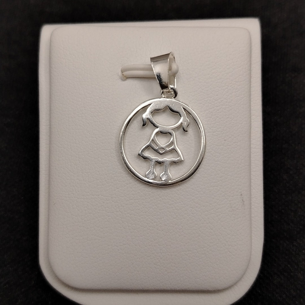 DIJE NIÑA PLATA .925 1.8 GR (NUEVO)