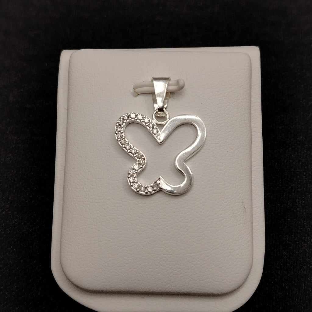 DIJE MARIPOSA C/CIRCONIAS PLATA .925 2.3 GR (NUEVO)