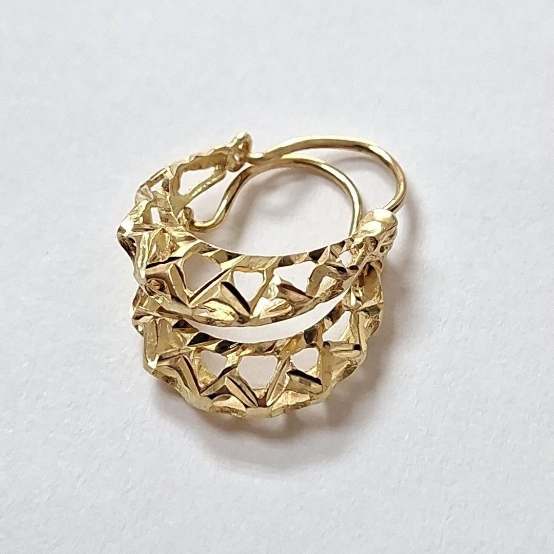 ARETES PAR ORO 10 K 1,20 GRMS (SEMINUEVO)