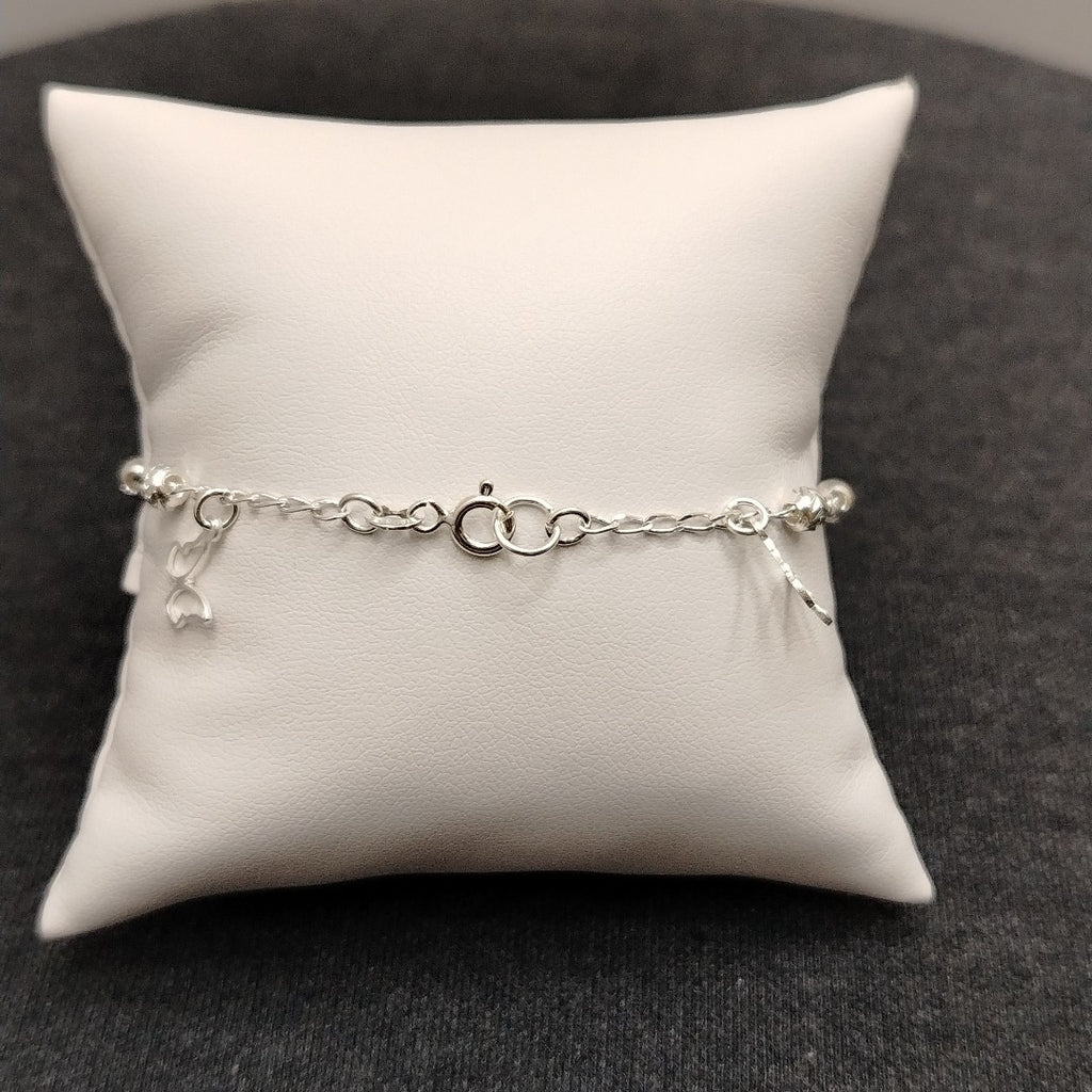 PULSERA TEJIDO ESPECIAL PLATA .925 18 CM 2.8 GR (NUEVO)