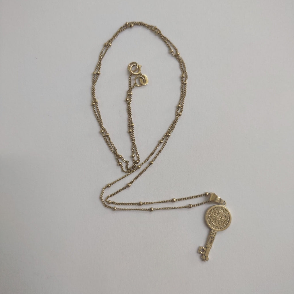 CADENA, DIJE ORO 14 K 2.9 GRMS (SEMINUEVO)