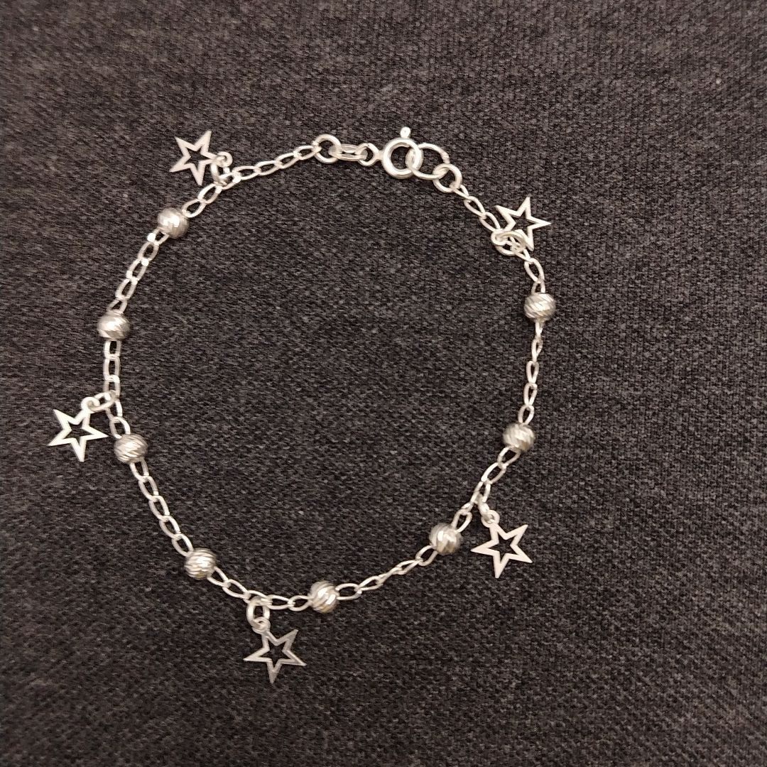 PULSERA TEJIDO ESPECIAL PLATA .925 18 CM 2.7 GR (NUEVO)