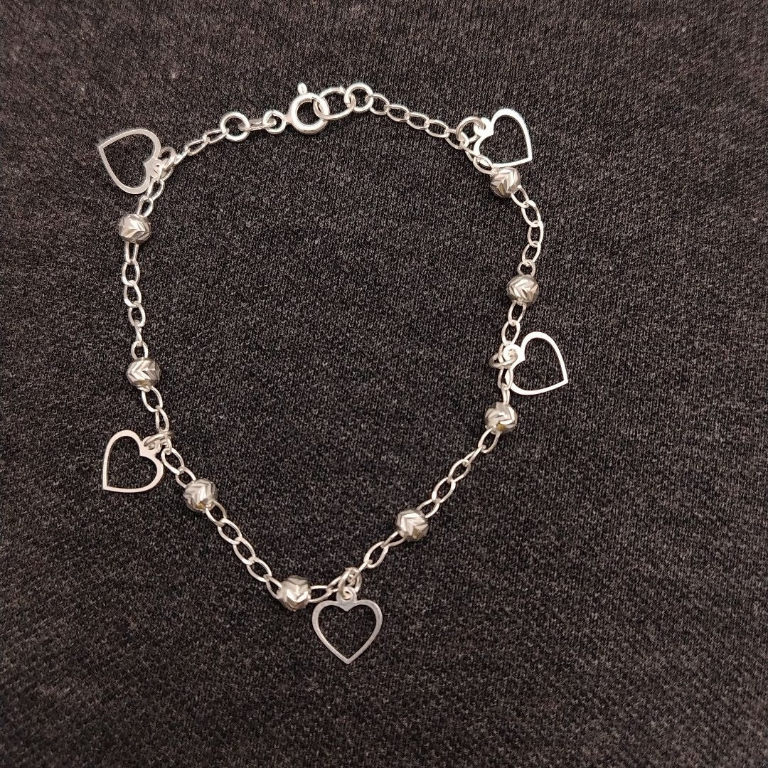 PULSERA TEJIDO ESPECIAL PLATA .925 18 CM 2.7 GR (NUEVO)