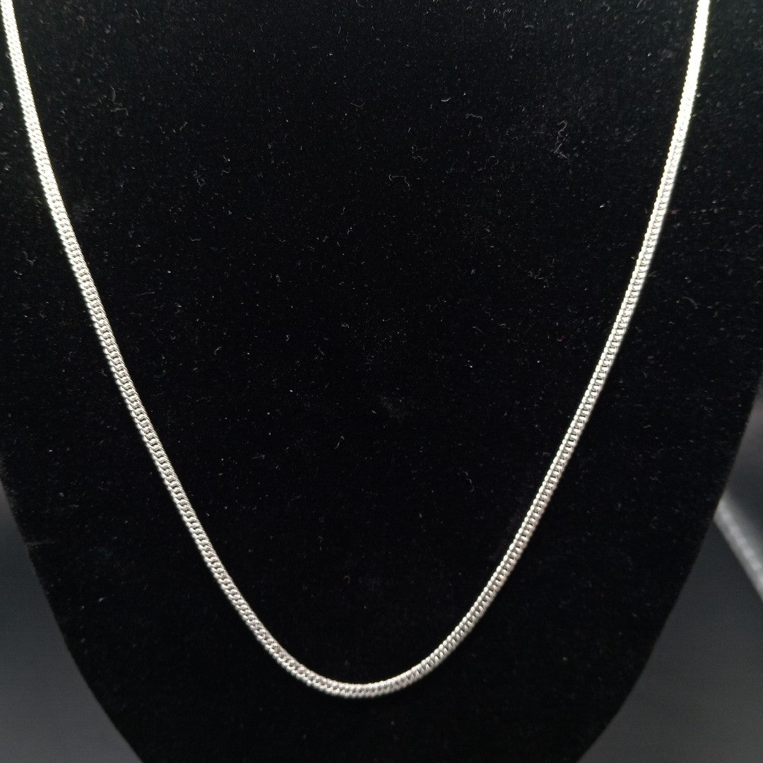CADENA BARBADA PLATA .925 60 CM 5.02 GR (NUEVO)