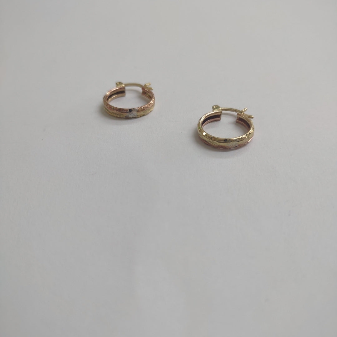 ARRACADAS PAR ORO 10 K 1.4 GRMS (SEMINUEVO)