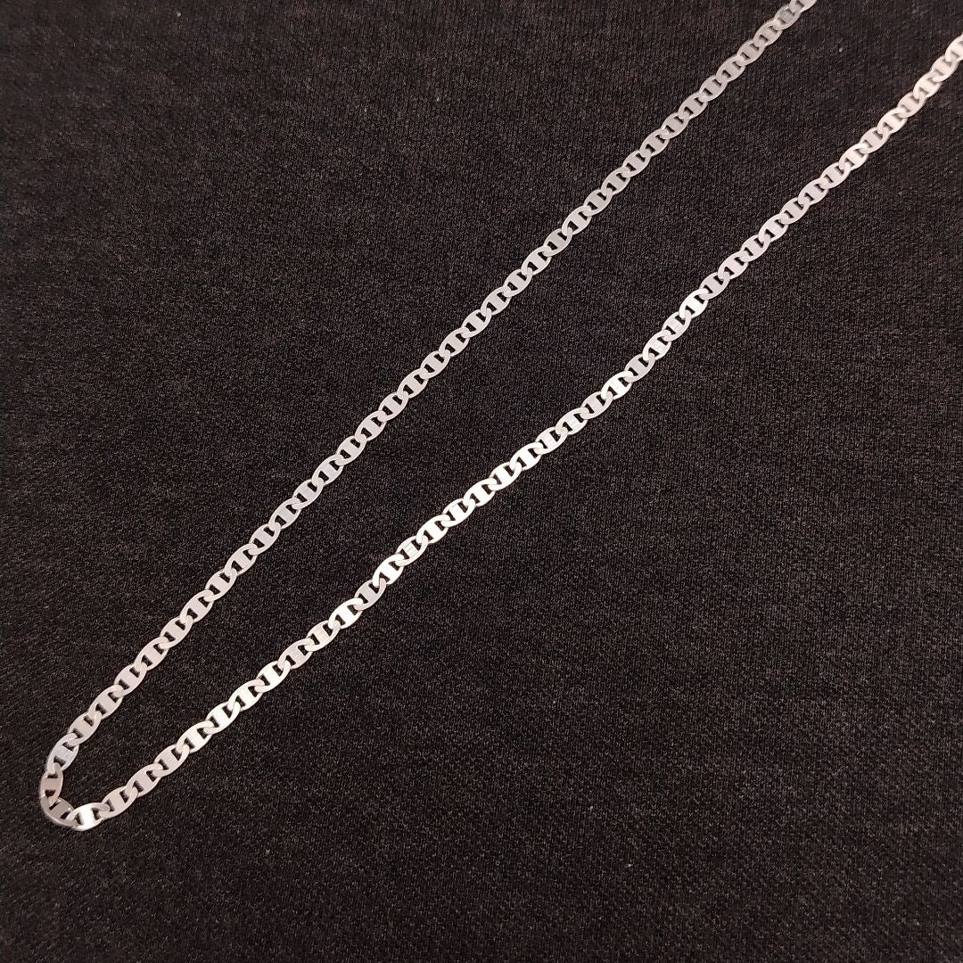 CADENA TEJIDO GUCHI PLATA .925 60 CM 9.4 GR (NUEVO)