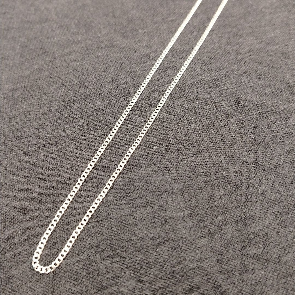 CADENA TEJIDO BARBADO PLATA .925 60 CM 5.6 GR (NUEVO)