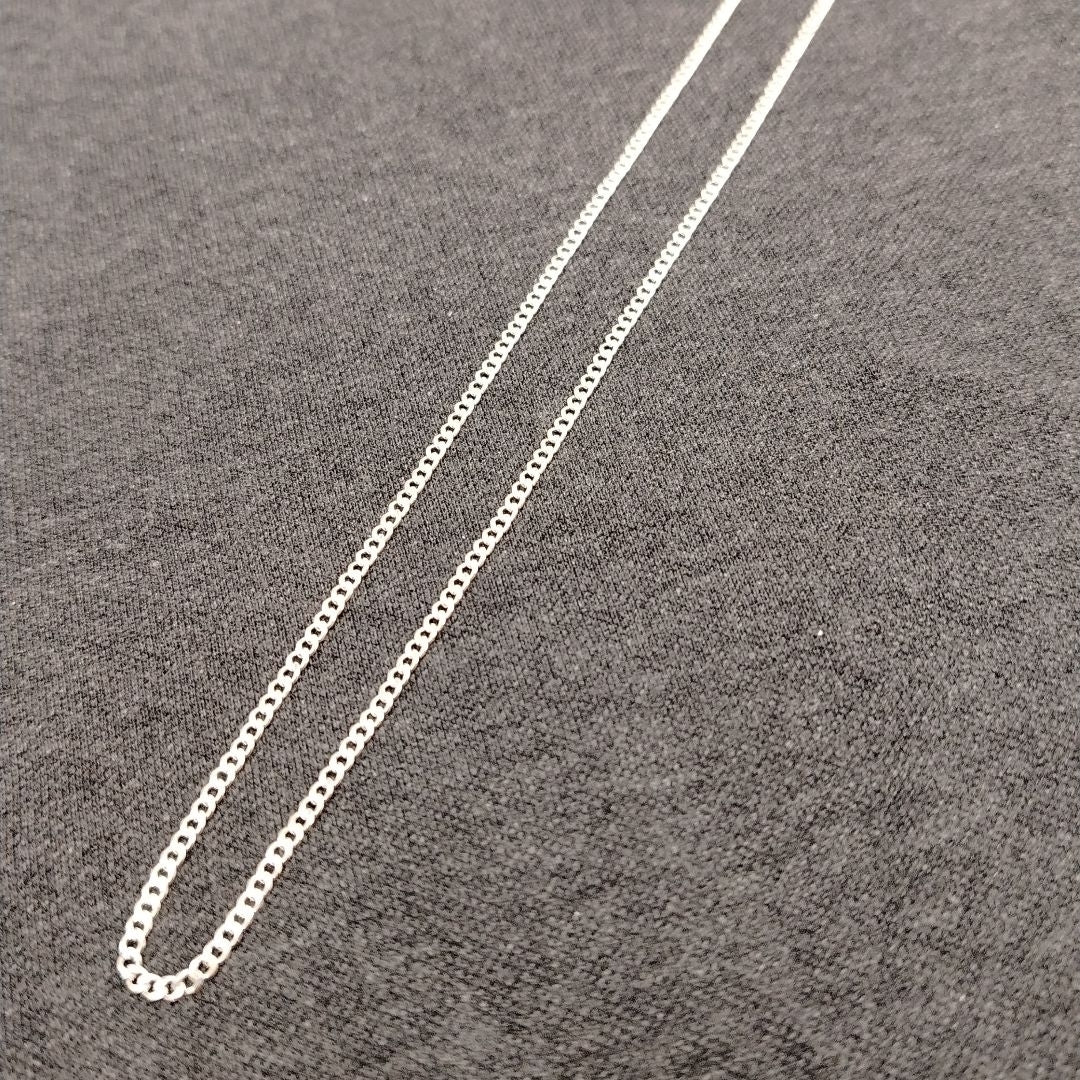 CADENA TEJIDO BARBADO PLATA .925 60 CM 5.6 GR (NUEVO)