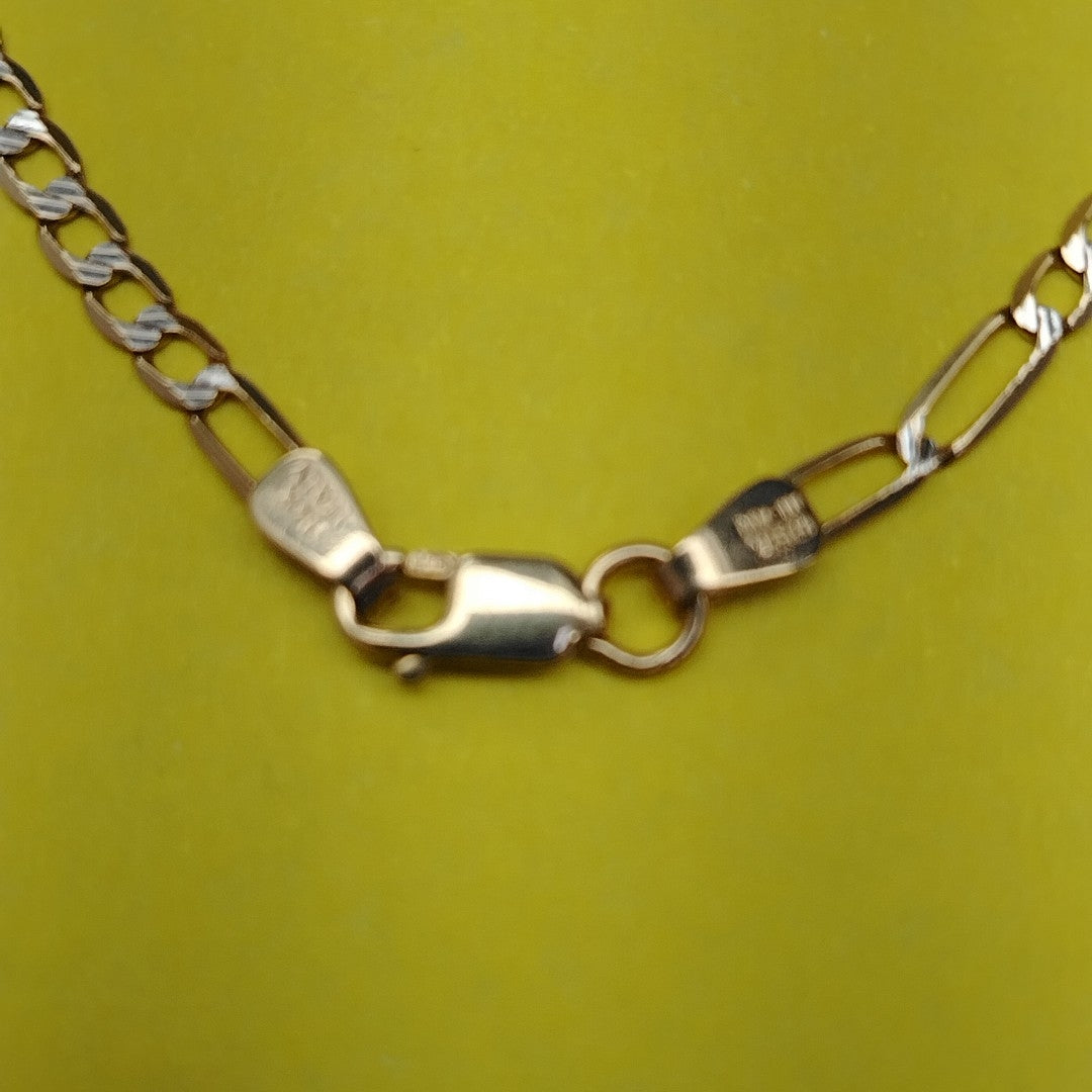 CADENA ORO, RODIADO 14 K 4.3 GRMS (SEMINUEVO)