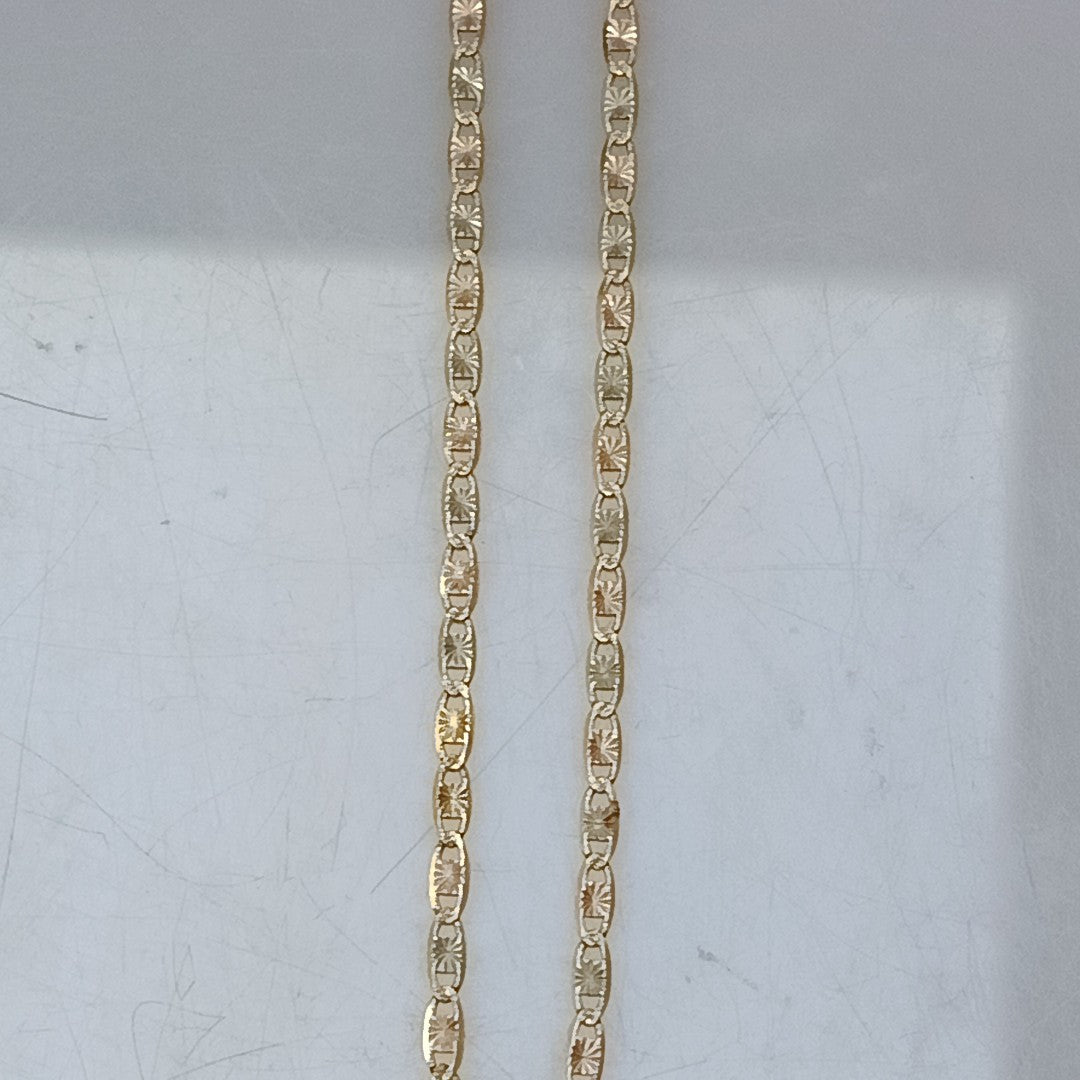 CADENA ORO, ORO COMBINADO 10 K 4.3 GRMS (SEMINUEVO)