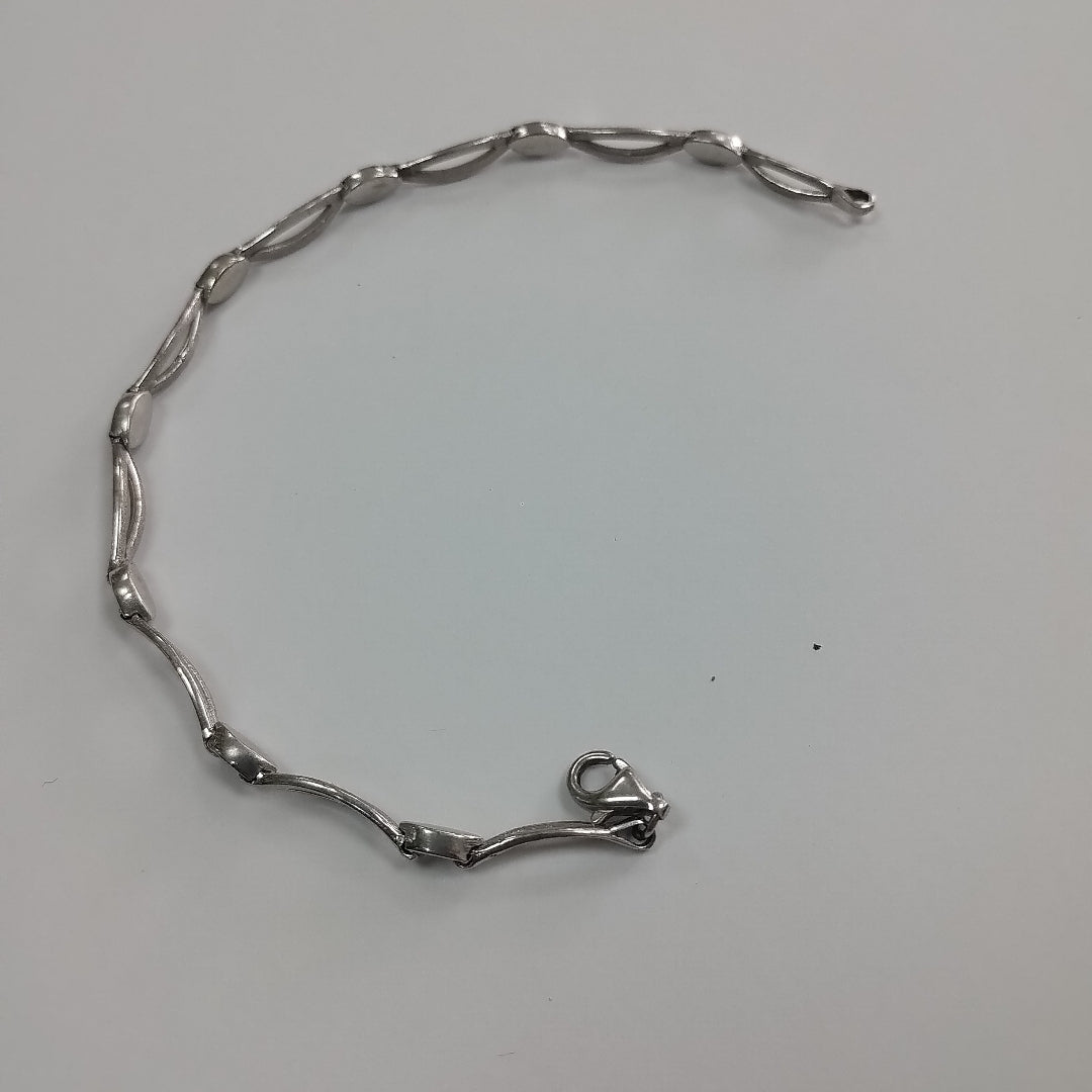 PULSERA ORO BLANCO 10 K 6,60 GRMS (SEMINUEVO)