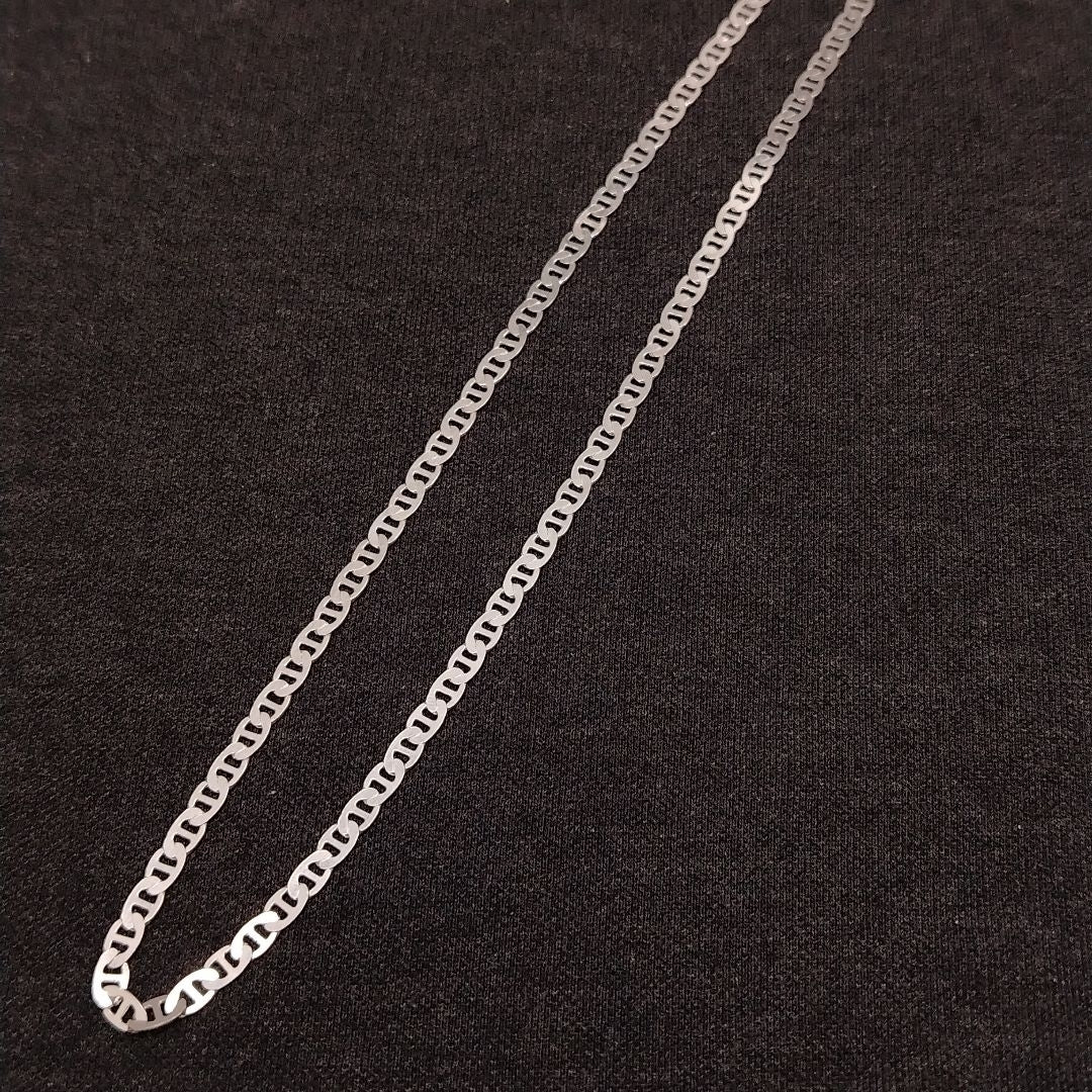 CADENA TEJIDO GUCHI PLATA .925 55 CM 12.6 GR (NUEVO)