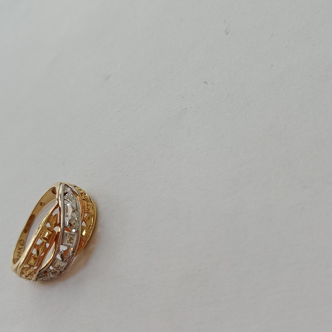 ANILLO ORO 14 K 3.2 GRMS (SEMINUEVO)