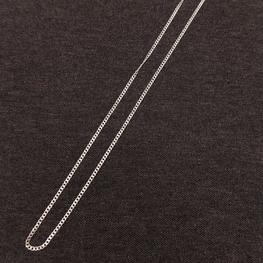 CADENA TEJIDO BARBADO PLATA .925 60 CM 5.6 GR (NUEVO)