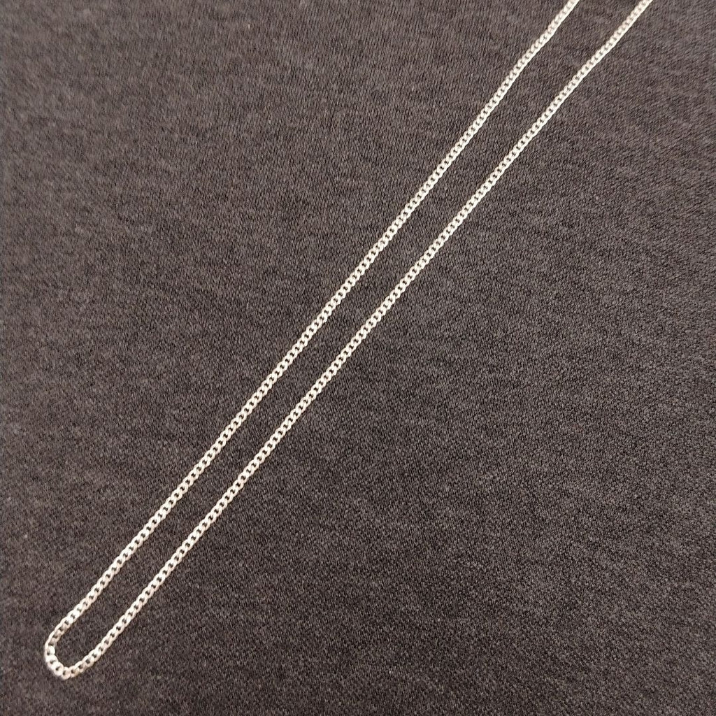 CADENA TEJIDO BARBADO PLATA .925 60 CM 5.6 GR (NUEVO)