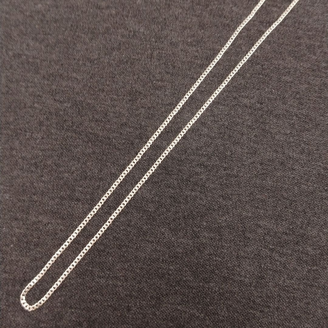 CADENA TEJIDO BARBADO PLATA .925 60 CM 5.6 GR (NUEVO)