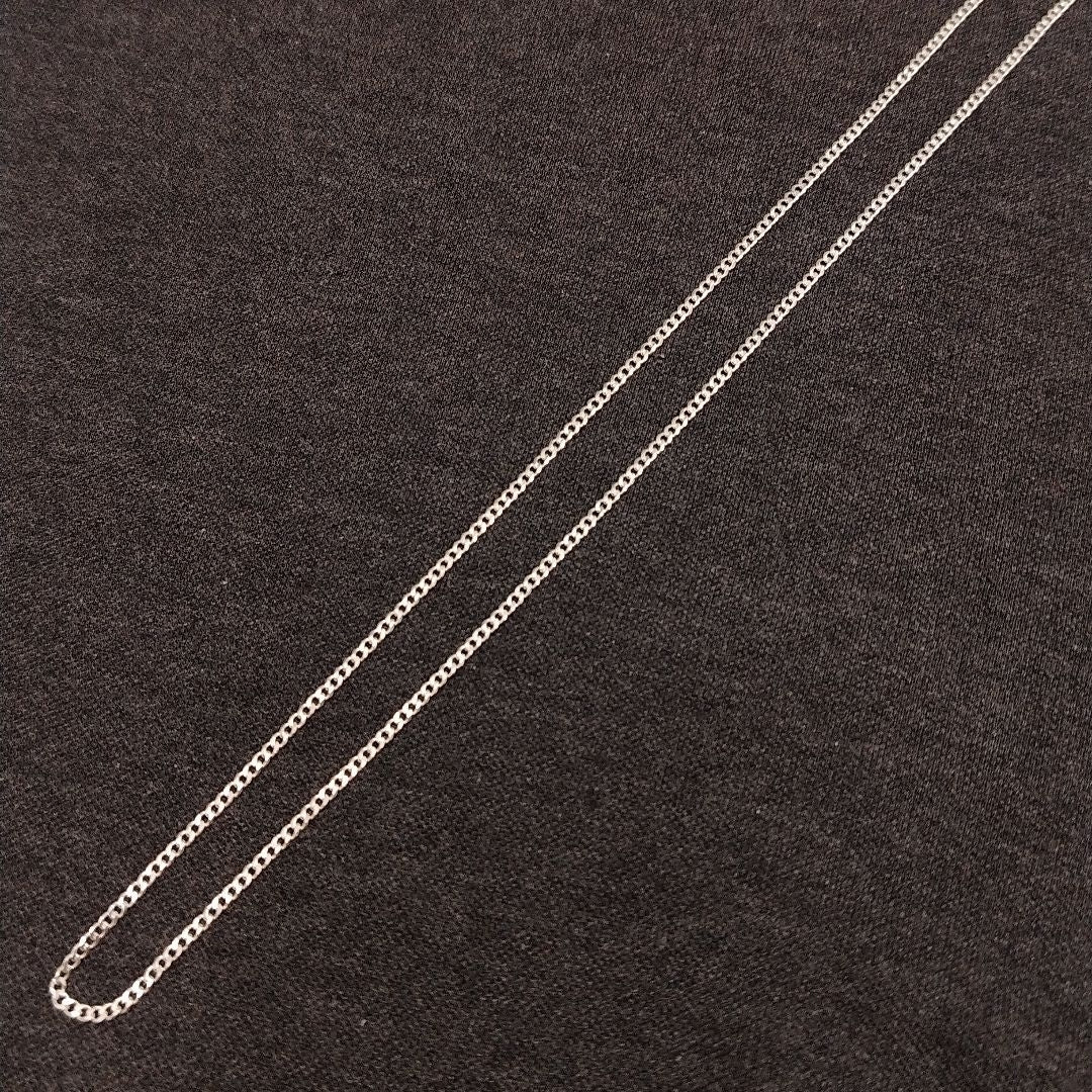 CADENA TEJIDO BARBADO PLATA .925 55 CM 5.3 GR (NUEVO)