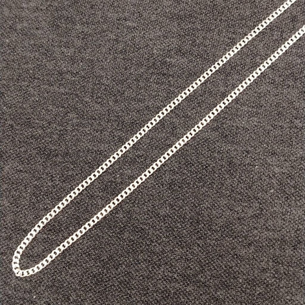 CADENA TEJIDO BARBADO PLATA .925 55 CM 5.3 GR (NUEVO)