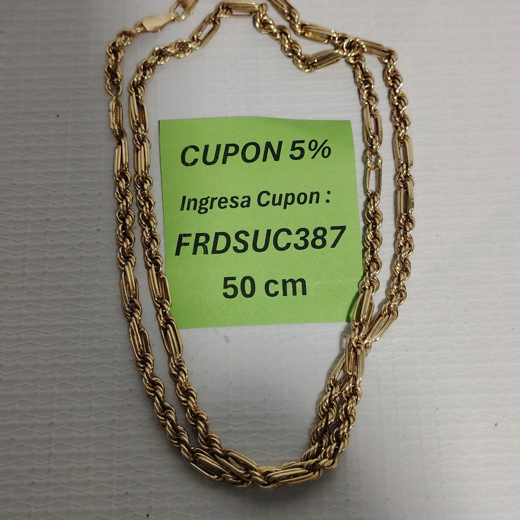CADENA ORO 10 K 8,70 GRMS (SEMINUEVO)