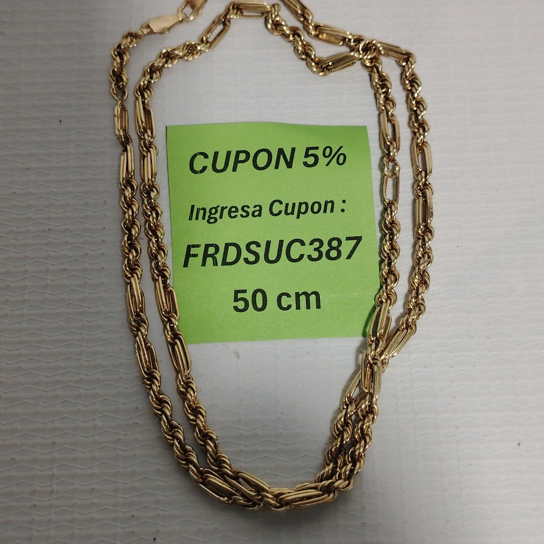 CADENA ORO 10 K 8,70 GRMS (SEMINUEVO)