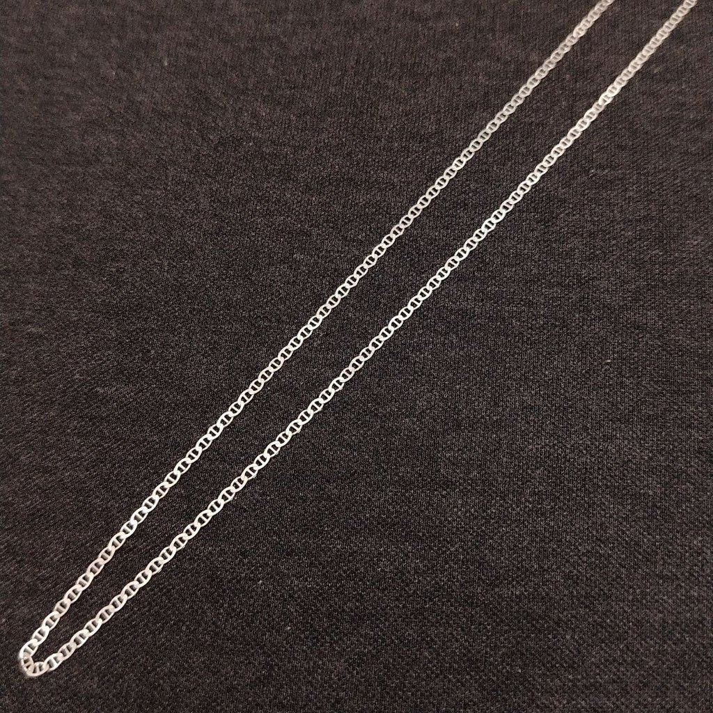 CADENA TEJIDO GUCHI PLATA .925 55 CM 3.6 GR (NUEVO)